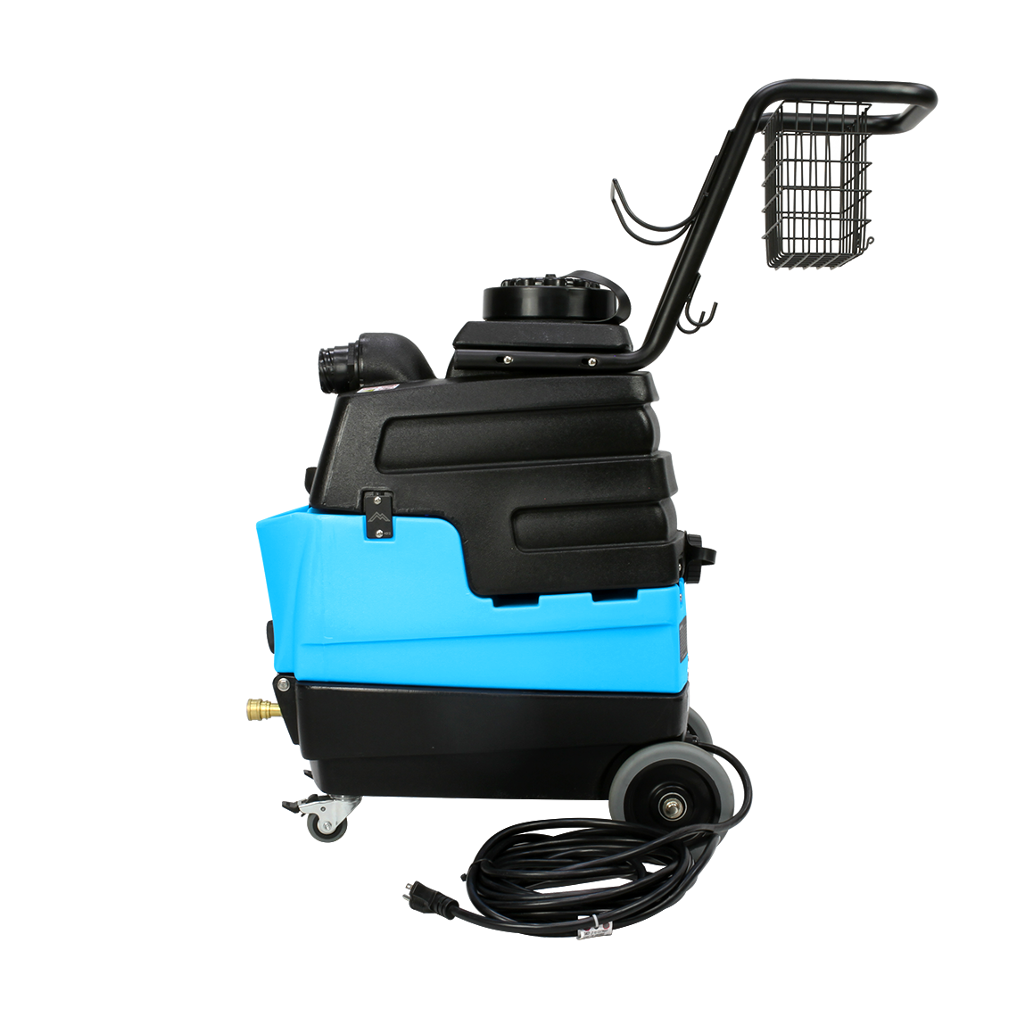 Mytee 8070 carpet extractor on transparent background left side view
