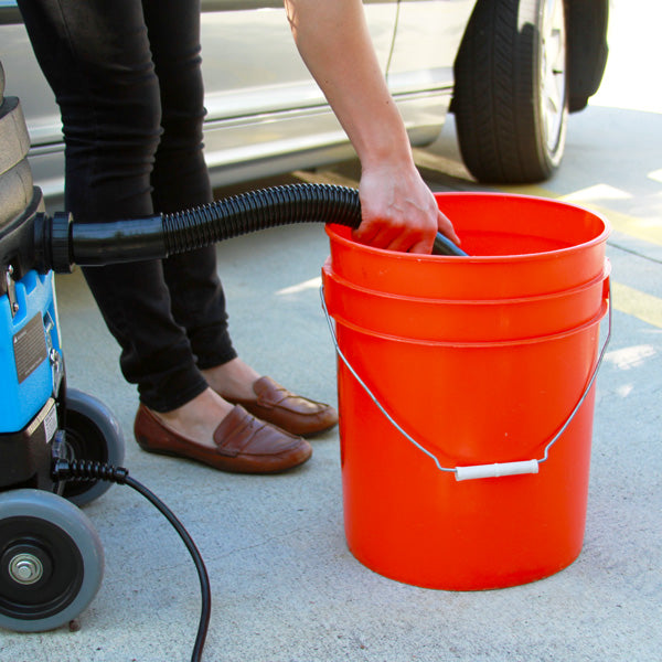 Mytee 8070 carpet extractor on transparent background bucket