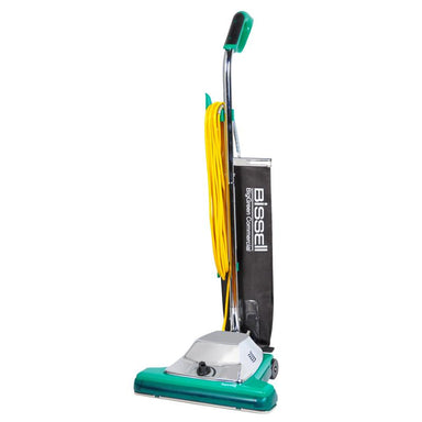  Full body view of Bissell BG102 Upright Vacuum being used in a workplace environment.