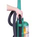 Close-up view of hand wand of Bissell BGU1937T ProCup Upright Vacuum on white background.