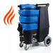 esteam ninja 500 carpet cleaning machine on a white background with heat