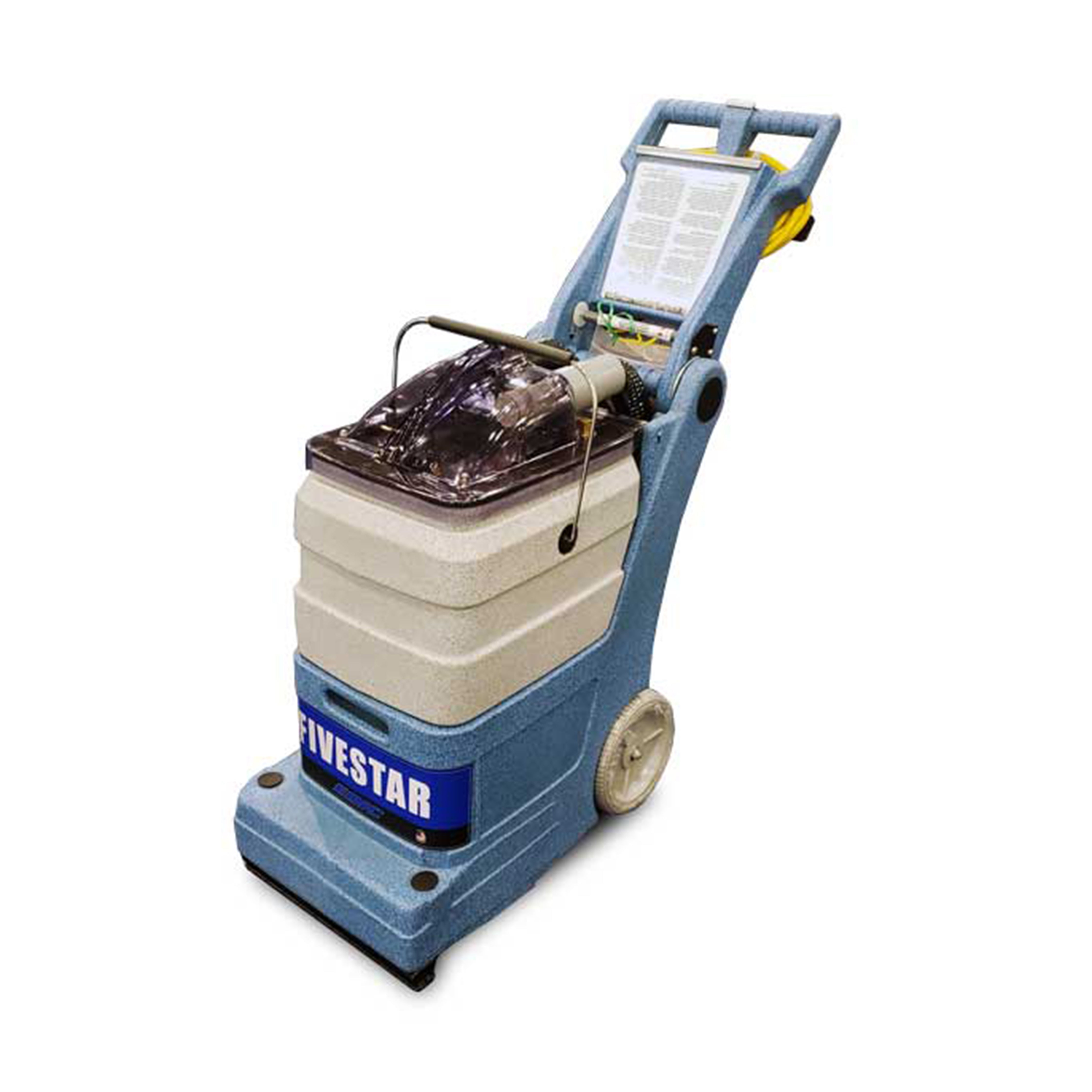 Edic Fivestar™ Self-Contained Carpet Extractor 85 PSI Pump, Single 2-Stage Vac 401TR  411TR