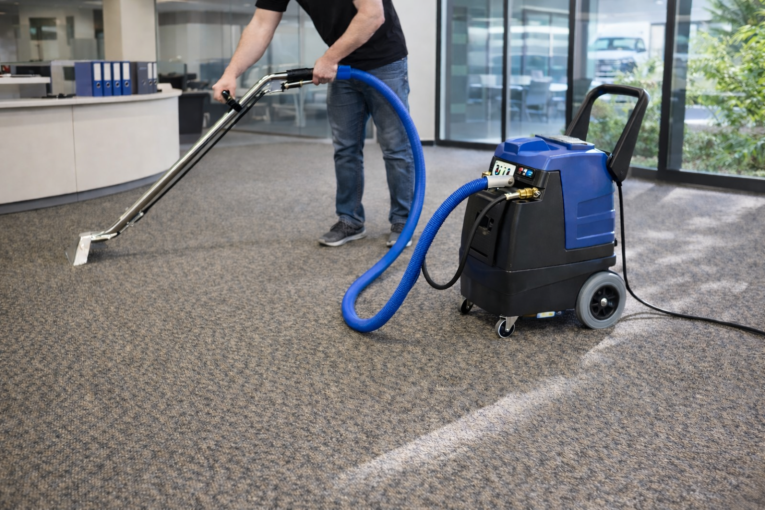 Esteam E600 commercial carpet cleaning machine in commercial business