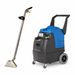 Commercial carpet cleaning machine with carpet cleaning wand on a white background