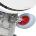 Close-up of the wheel section at the bottom of General Floorcraft 1500 RPM 20" Burnisher 1500DC-1.