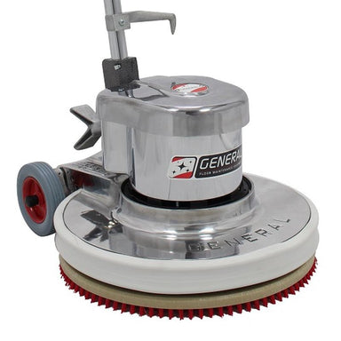 Close-up view of the main part of the General Floorcraft 23" Floor Machine Buffer KCD-23.