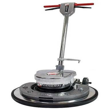 Full-body view of the General Floorcraft MBL-20D Marble Floor Machine