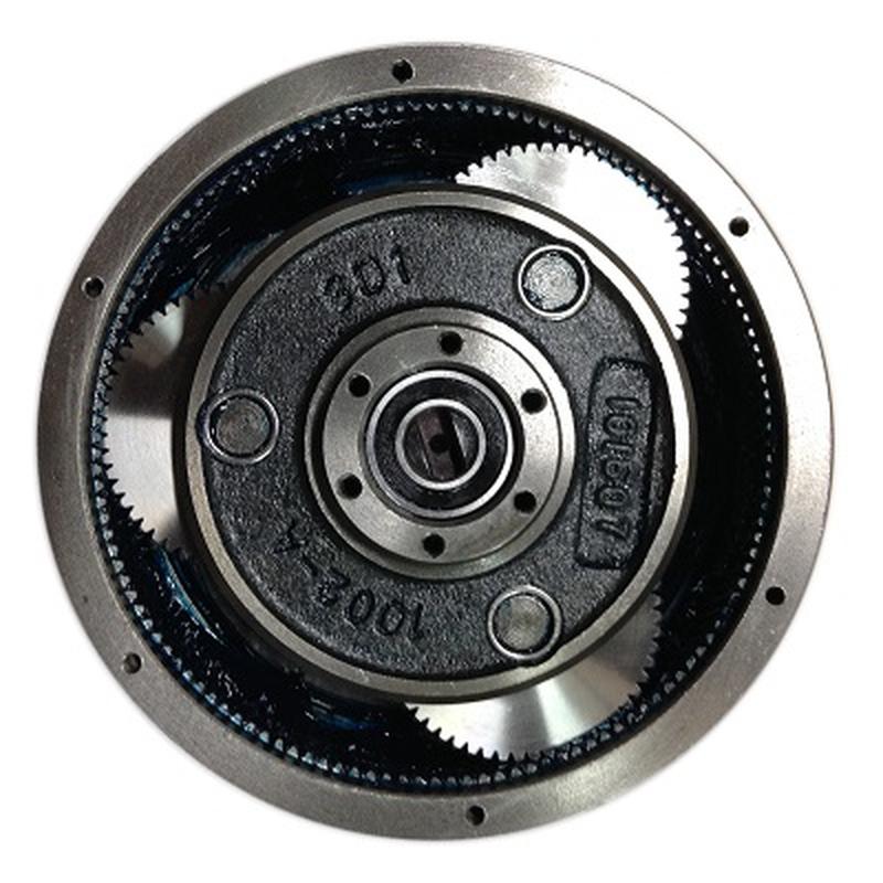Close-up of the gear chain rotator on the General Floorcraft MBL-20D Marble Floor Machine, ensuring smooth rotation and efficient operation.