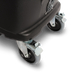 Mytee 2002CS carpet extractor package wheel closeup view on transparent background