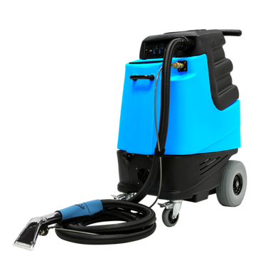 Mytee HP120 front left with tools on transparent background