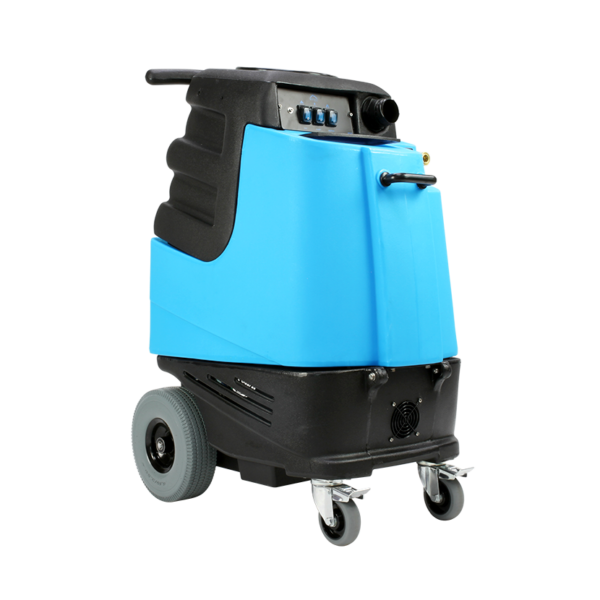 Mytee 2002CS carpet extractor package front right view on transparent background