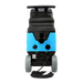 Mytee 2002CS carpet extractor package rear view on transparent background