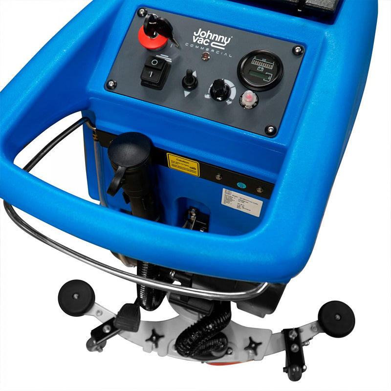 Control panel view of Johnny Vac 22" Autoscrubber JVC56BN