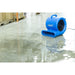Johnny Vac Blower / Fan / Floor Dryer JV3004MULTI drying a wet floor