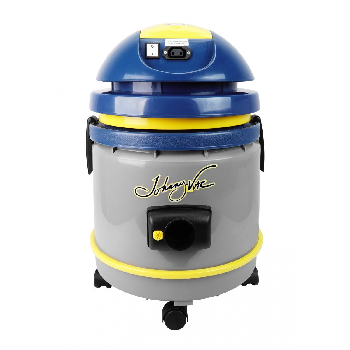 Front view of Johnny Vac Commercial Vacuum 4 Gal (15 L) JV202