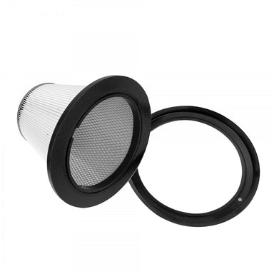 Close-up view of filter for Johnny Vac Commercial Vacuum with Shaker - Metal Tank JV555M
