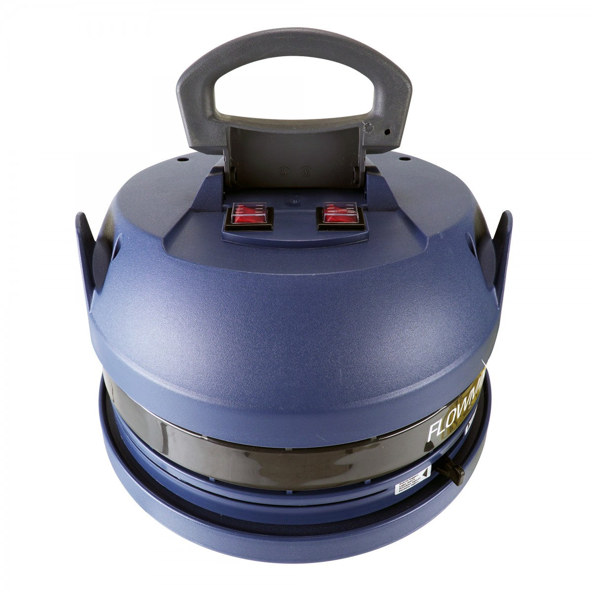 Top view of Johnny Vac FlowMaster Heavy Duty Vacuum Unit on white background
