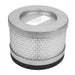 Dust collector bin of Johnny Vac Ghibli HEPA Vacuum JV400H 8 Gal on white background.

