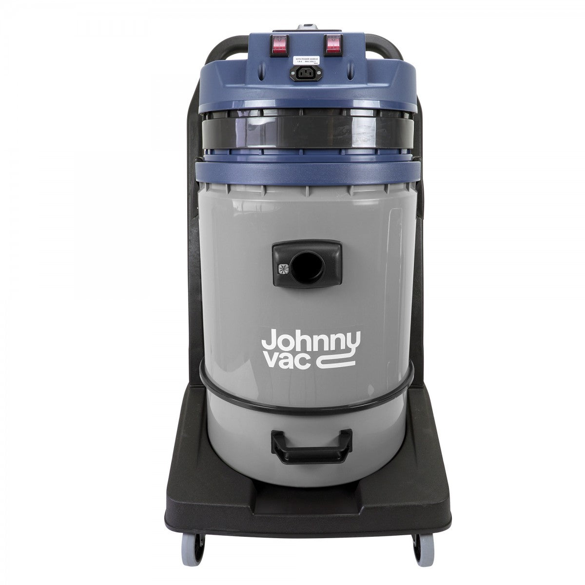 Front view of Johnny Vac Ghibli Wet & Dry Vacuum JV420P 16 Gal KOALA 420B on white background.