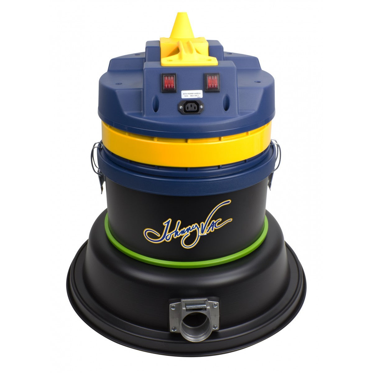 Front top view of the Johnny Vac Ghibli Wet & Dry Vacuum JV45G.

