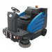 Full body view of Johnny Vac Industrial Ride-On Sweeper Machine JVC59SWEEPN