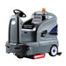 Full body view of the Johnny Vac Ride-On Autoscrubber 28" with Traction.

