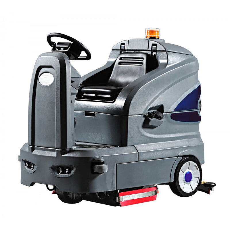 Full body view of the Johnny Vac Ride-On Autoscrubber 28" with Traction.

