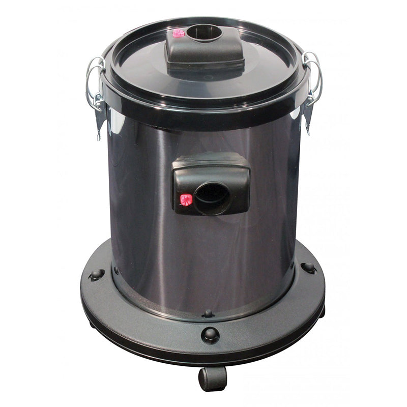 Full view of the Johnny Vac Water Recuperator Chrome Tank JV700M