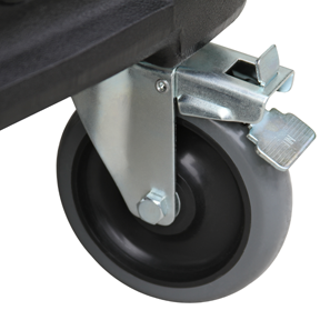 Mytee Speedster caster wheel view on transparent background