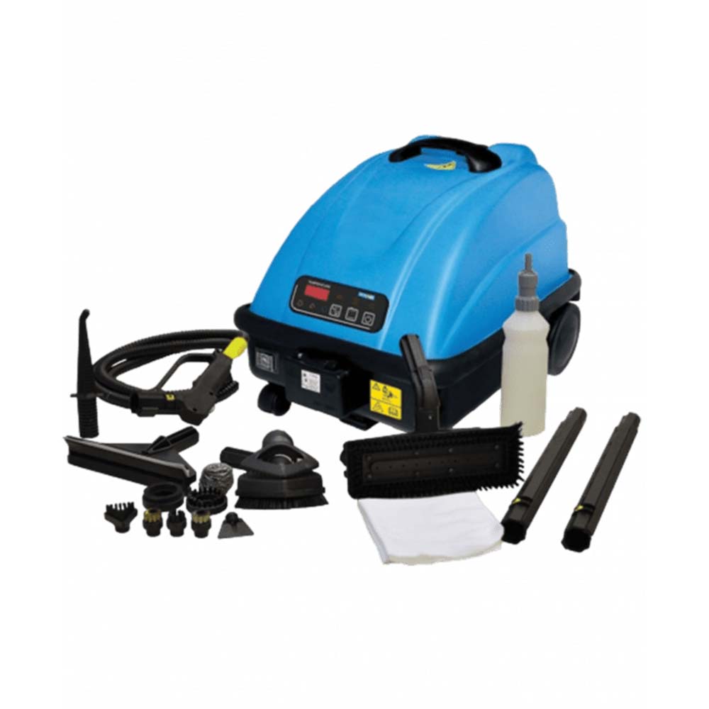 Nacecare JS 1600C Power Steamer main part with accessories attached.