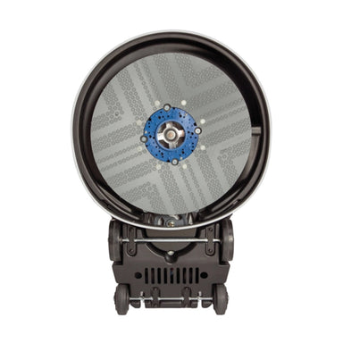 Powr-Flite 1.5 hp motor 2000 RPM Millennium burnisher bottom view on white background