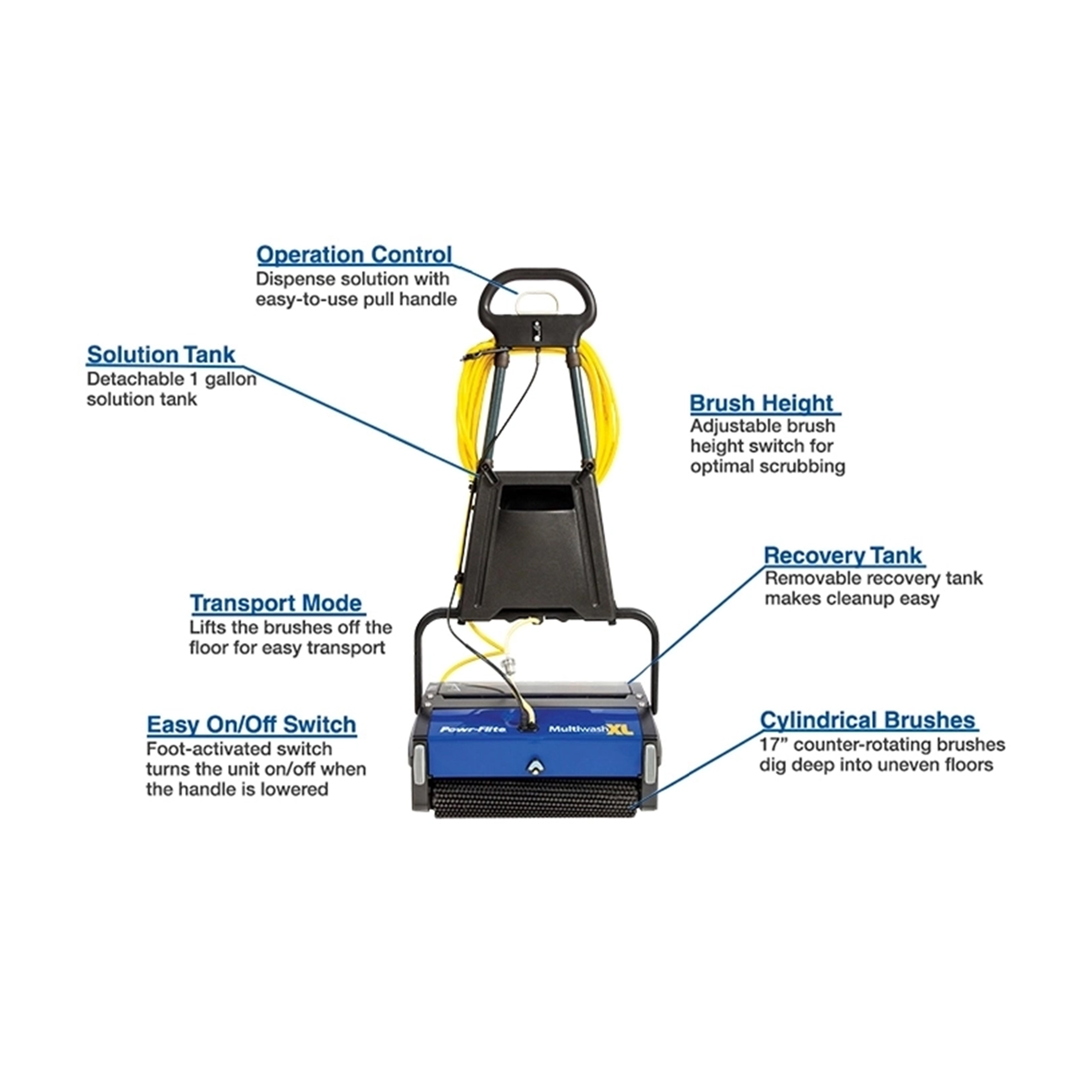 Powr-Flite multi-surface automatic scrubber
