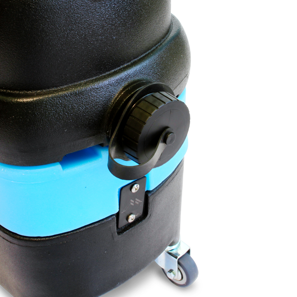 Mytee S-300H rear drain view on transparent background