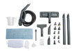 Accessories of Vapamore MR-750 Ottimo Heavy Duty Steam Cleaning System on white background.