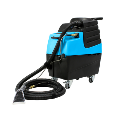Mytee HP90 front left view with tools on transparent background