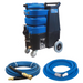 E-Steam Ninja Classic 200 PSI Portable Extractor with Dual 2 Stage Vac NJA200 Left Side View with hoses