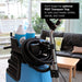 Mytee 2002CS carpet extractor package tray view on transparent background